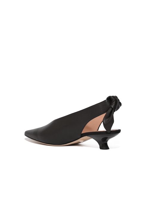 Scarpe slingback in pelle Marrone scuro ALBERTA FERRETTI | A3206 66740092